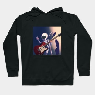 Astronaut Space Rocking Out Hoodie